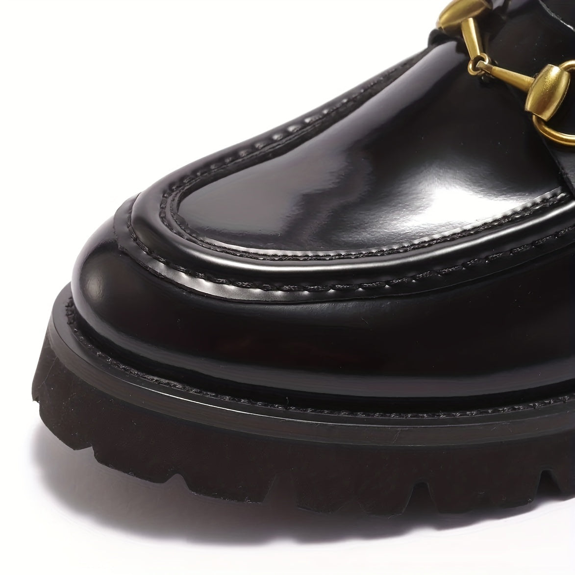Men's Slip On Loafer Shoes Casual Anti skid Platform Shoes