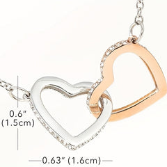 Hearts Necklace For Girls Jewelry With Card - Birthday Graduation Christmas