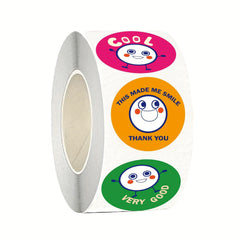 200pcs 3.81cm Expression Reward Stickers for Teachers Classroom S