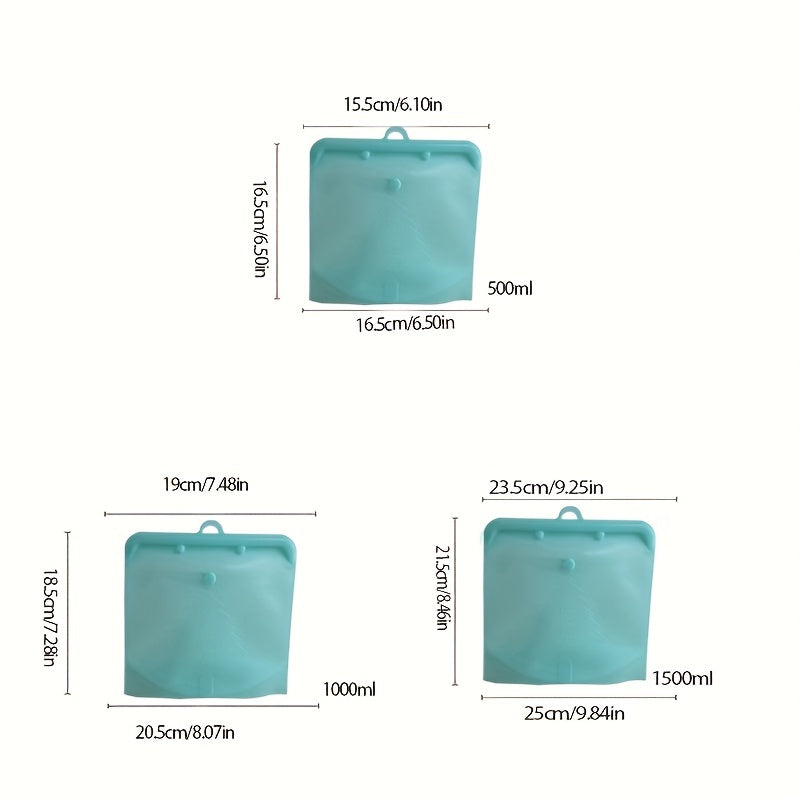 Silicone Baby Food Storage Bag for Fresh & Secure Refrigeration
