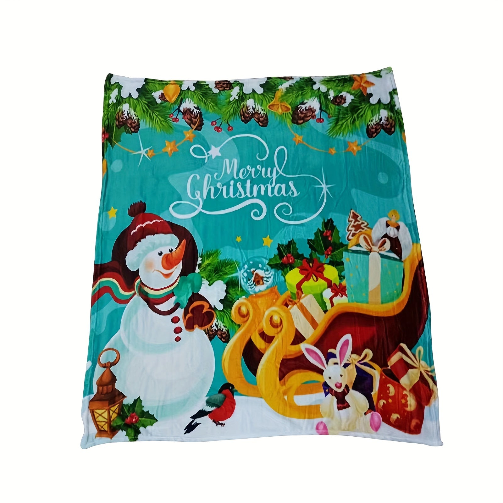 Winter Warmth Thickens Blanket Flannel Blanket Christmas Gift