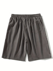 Men's Basic Drawstring Shorts With Pocket for Summer