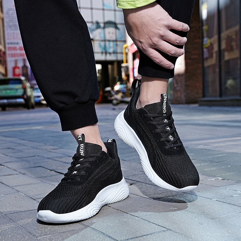 Men's Lightweight Knitted Casual Shoes for Traveling Jogging