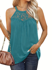 Summer Sleeveless Lace Top