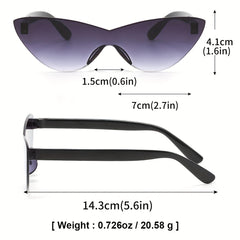 3 Pack Men's Cat Eye Sunglasses for Outdoors & Decoration