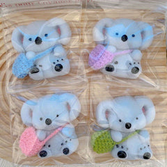 Koala Plush Squeeze Toy Bear Keychain Relaxation Gift