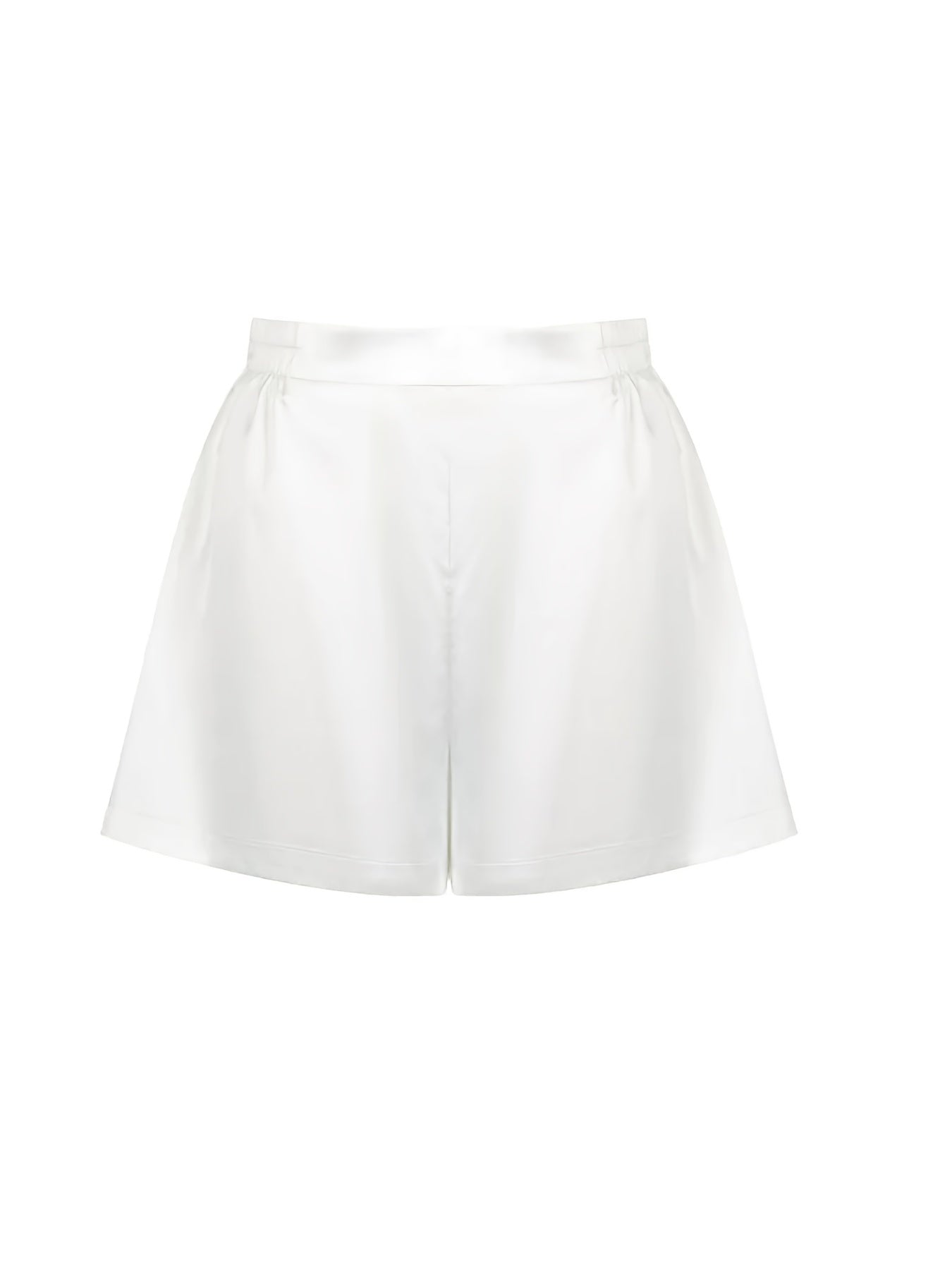 Satin Pajama Shorts Elastic Waist Lounge Pants