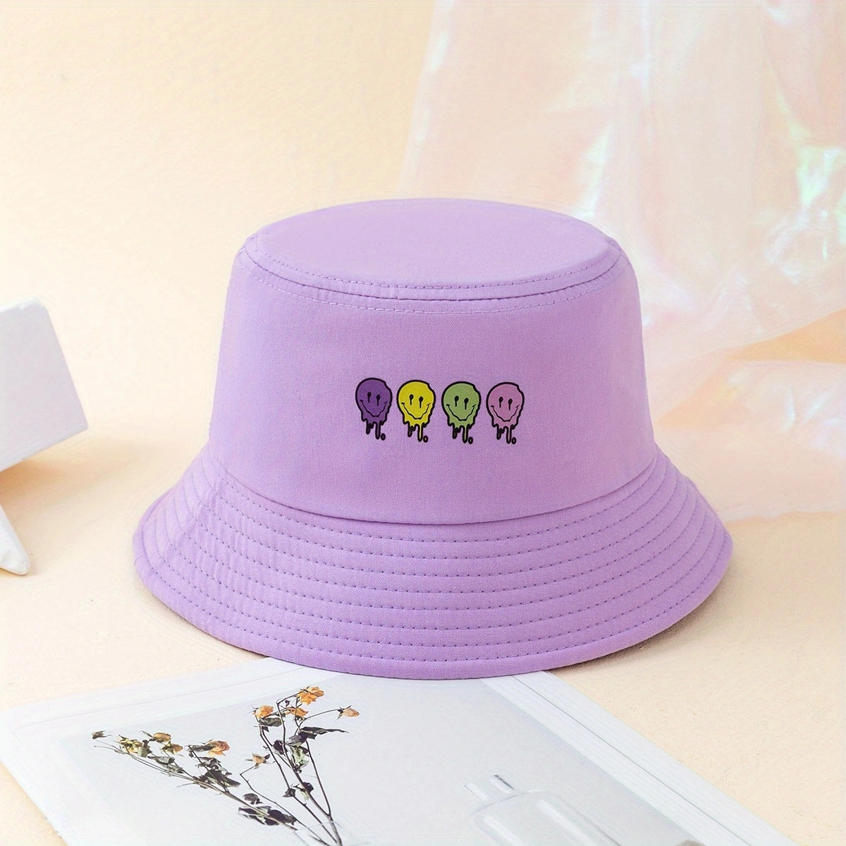 Men's Melting Happy Face Fisherman Hat