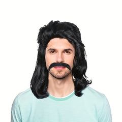 European American Men's Dress Up Wig 40 64 Cm Chemical Fiber Wig