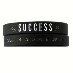 1 Pc Inspirational Silicone Baseball Wristbands with Inspiring Pattern