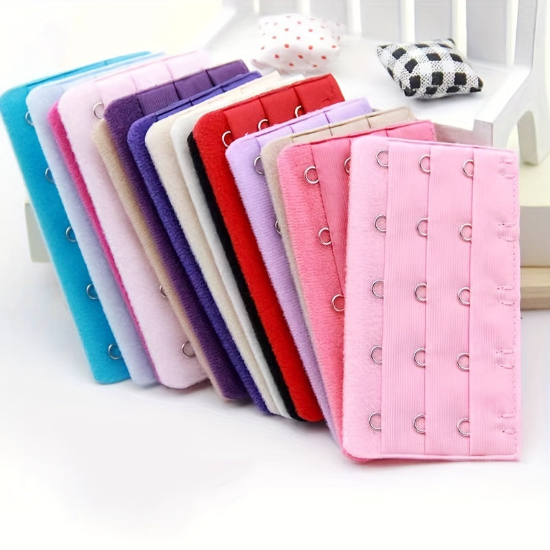 5pcs Bra Strap Extenders 5 Hooks Adjustable Band Women's Lingerie Accessories