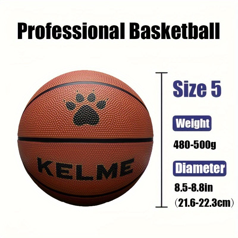 Size 5 Outdoor Basketball - Wear Resistant Design