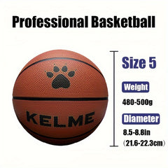 Size 5 Outdoor Basketball - Wear Resistant Design