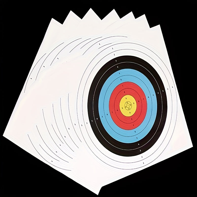 20pcs Archery Targets Standard Rings For Accurate Practice