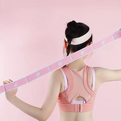 Digital Segmented Yoga Elastic Resistance Band Fitness Stretching Band