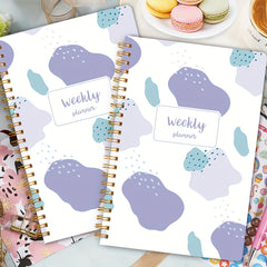 Weekly Goals Planner Checklist Habit Tracker Purple