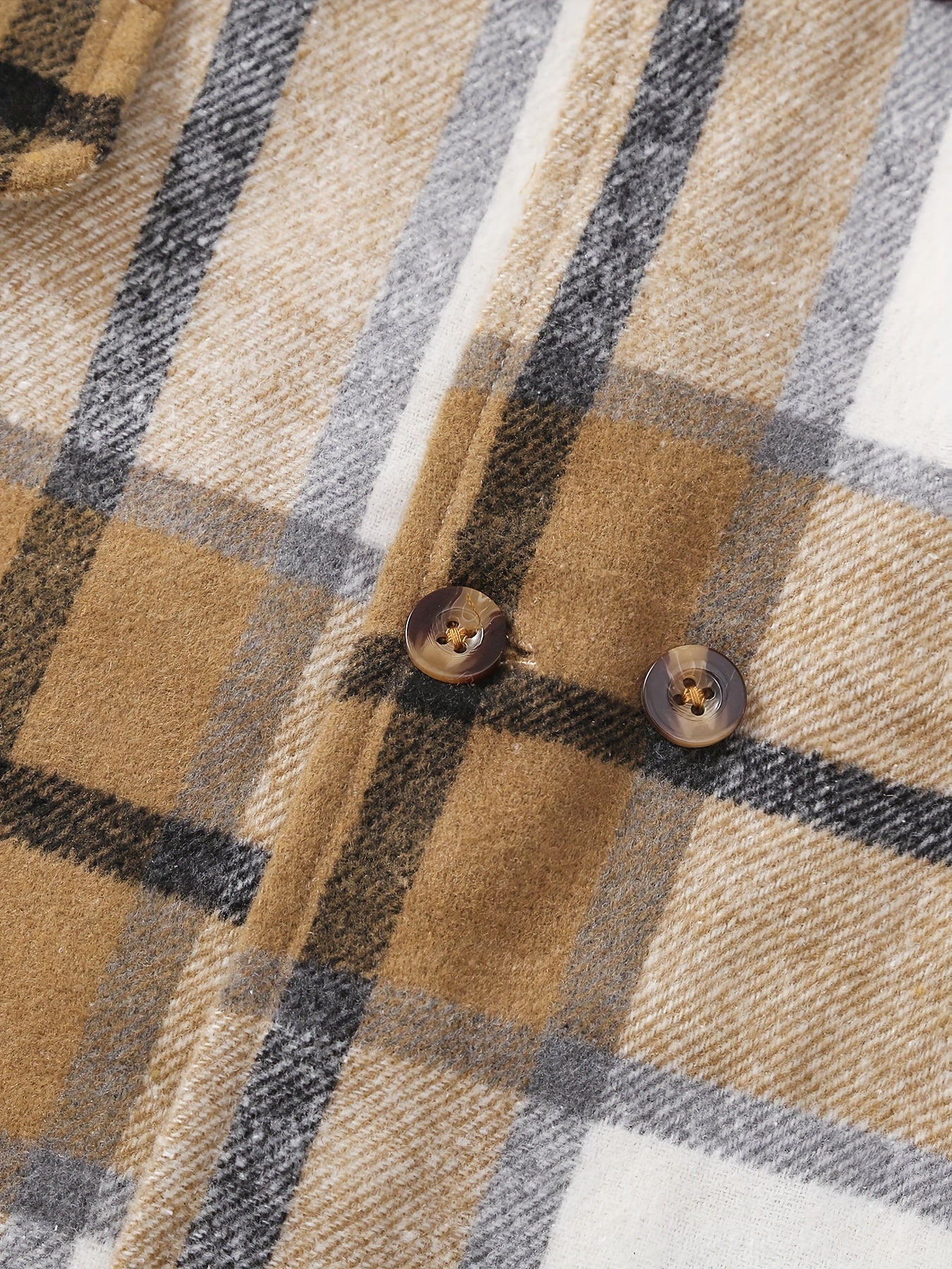 Boys Trench Coat Button Down Blazer Top Plaid Print Gentleman Kids Clothes