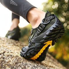 Men's Hollow Out Drawstring Sneakers Barefoot Quick Dry Water Shoes
