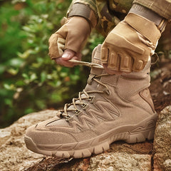 Men's Zipper Tactical Boots for Adventure
