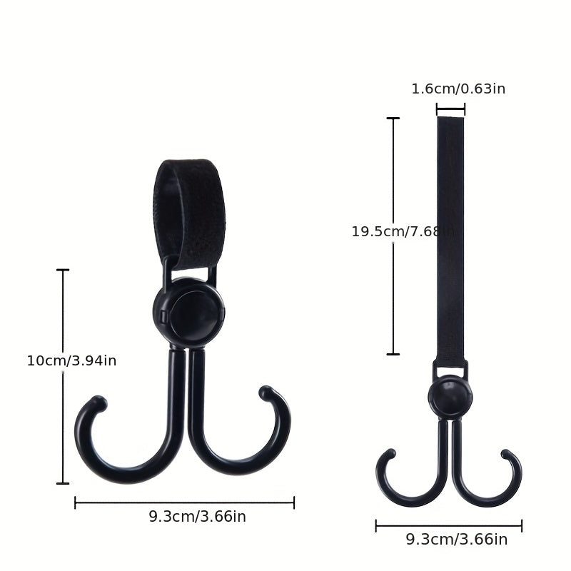 2pcs Car Hooks Bicycle Stroller Universal Hooks