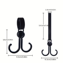 2pcs Car Hooks Bicycle Stroller Universal Hooks