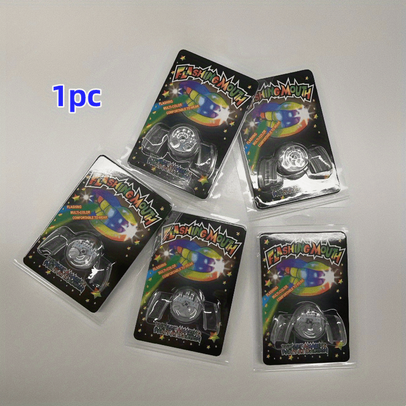 LED Flashing Mouth Guard Light Up Party Toy Christmas Halloween Gift