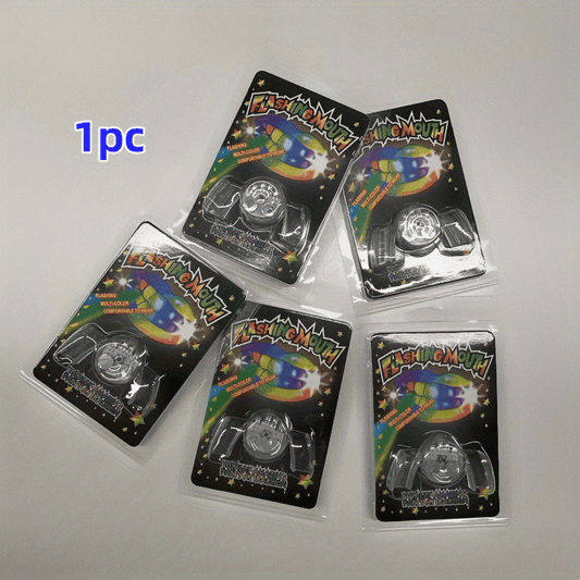 LED Flashing Mouth Guard Light Up Party Toy Christmas Halloween Gift