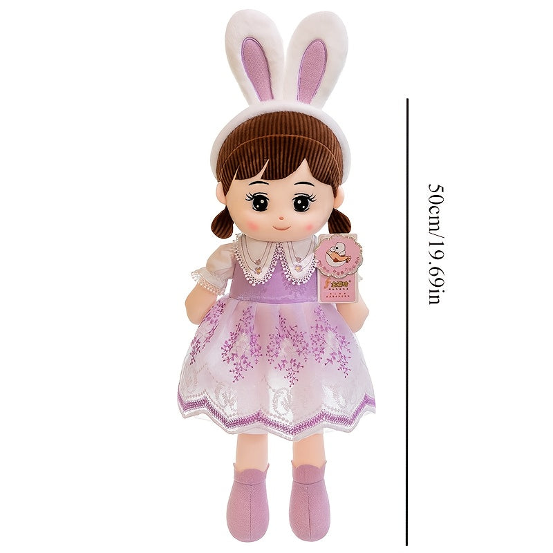 Nasha 19 69in Plush Toy Girl Heart Shaped Stuffed Animal Bunny