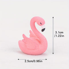 2pcs Flamingo Statues for Tropical Outdoor Decor