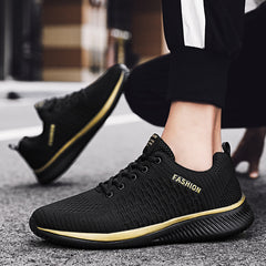 Men's Running Shoes Casual Breathable Lightweight