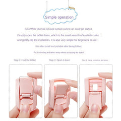 Portable Eyelash Curler Perfectly Curled Eyelashes Easy to Use