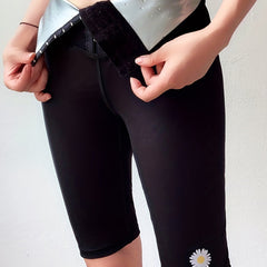 High Waist Three Breasted Button Leggings