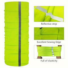 Reflective Neck Gaiter Face Cover for Safety