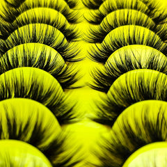 10 Pairs 10D Dramatic Cat Eye False Eyelashes 15 18mm