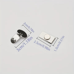 Magnetic Tie Clips Shirt Collar Clip Invisible Tie Fixer for Men