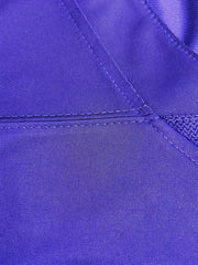 Men's No. 18 Rugby Jersey V Neck Short Sleeve Purple