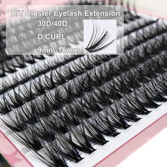 200Pcs 30D 40D Mixed Eyelash Extensions D Curling Cluster Lashes