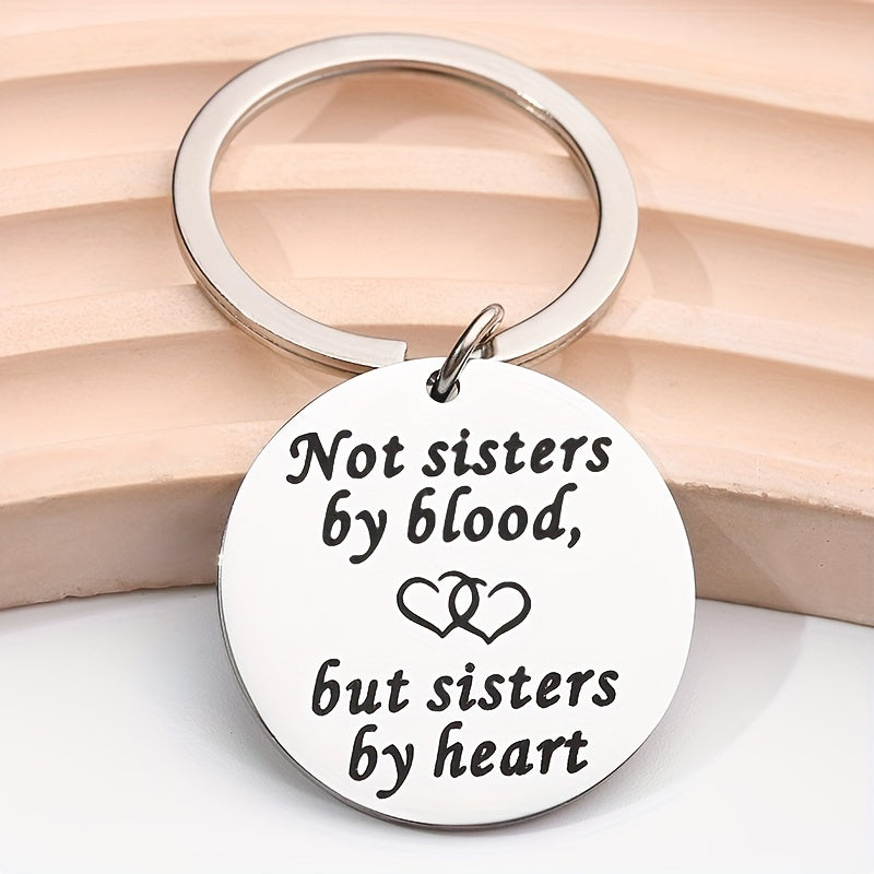 Sisters Keychain For Girls - Small Gift For Friends