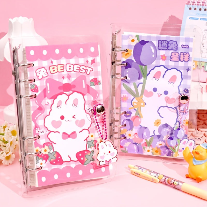 Cute Cartoon Detachable Notebook, Waterproof, 50 Grid Pages, 50 Line