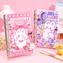 Cute Cartoon Detachable Notebook, Waterproof, 50 Grid Pages, 50 Line