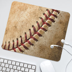 Vintage Baseball Stitches Mouse Pad 24.89 X 2
