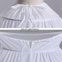 6-Steel Ring Wedding Dress Petticoat for Volume and Silhouette Enhancement