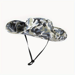 Camouflage Bucket Hat UV Protection Wide Brim Outdoor Boonie Hat