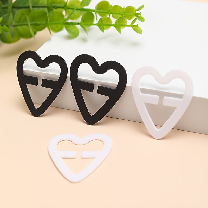 4pcs Invisible Bra Strap Clips Non slip Buckles For Braless Look