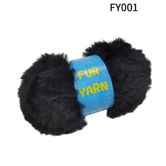 4pcs Faux Mink Fur Yarn for DIY Knitting/Crocheting