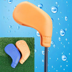 Waterproof & Durable Soft Rubber Golf Club Head Cover Protector