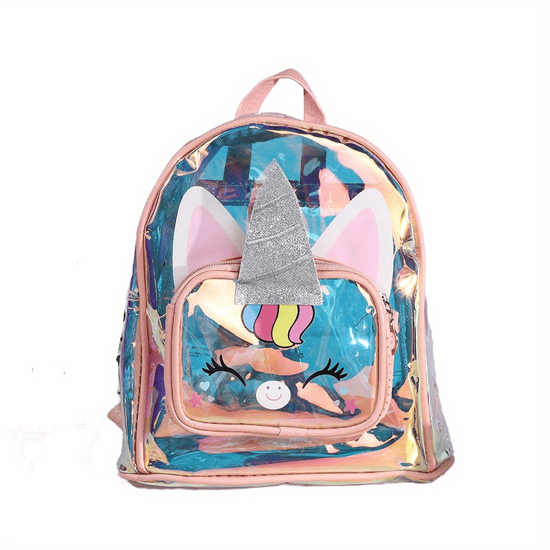 Kids Transparent Travel Backpack Shoulder Bag
