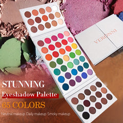Multicolor Velvet Texture Eyeshadow Palette High Pigment Matte Shimmer Finish