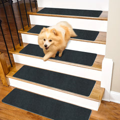 6pcs Non Slip Carpet Stair Treads Anti Moving Grip Beauty Rug Tread Safety