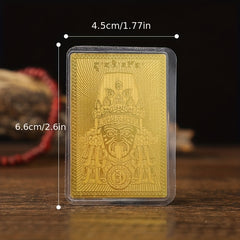 Wealth God Temple Safe Rune Card for Protection